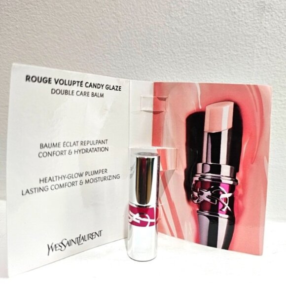 3x YSL YVES SAINT LAURENT ROUGE VOLUPTE CANDY GLAZE LIPSTICK BALM - Picture 1 of 3